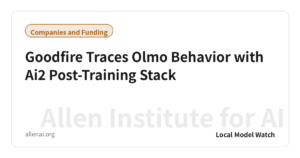 Goodfire Traces Olmo Behavior with Ai2 Post-Training Stack