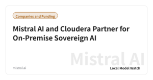 Mistral AI and Cloudera Partner for On-Premise Sovereign AI