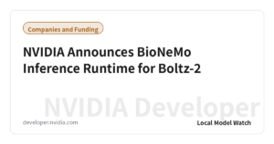 NVIDIA Announces BioNeMo Inference Runtime for Boltz-2