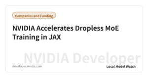 NVIDIA Accelerates Dropless MoE Training in JAX