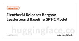 EleutherAI Releases Bergson Leaderboard Baseline GPT-2 Model