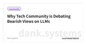 Why Tech Community is Debating Bearish Views on LLMs