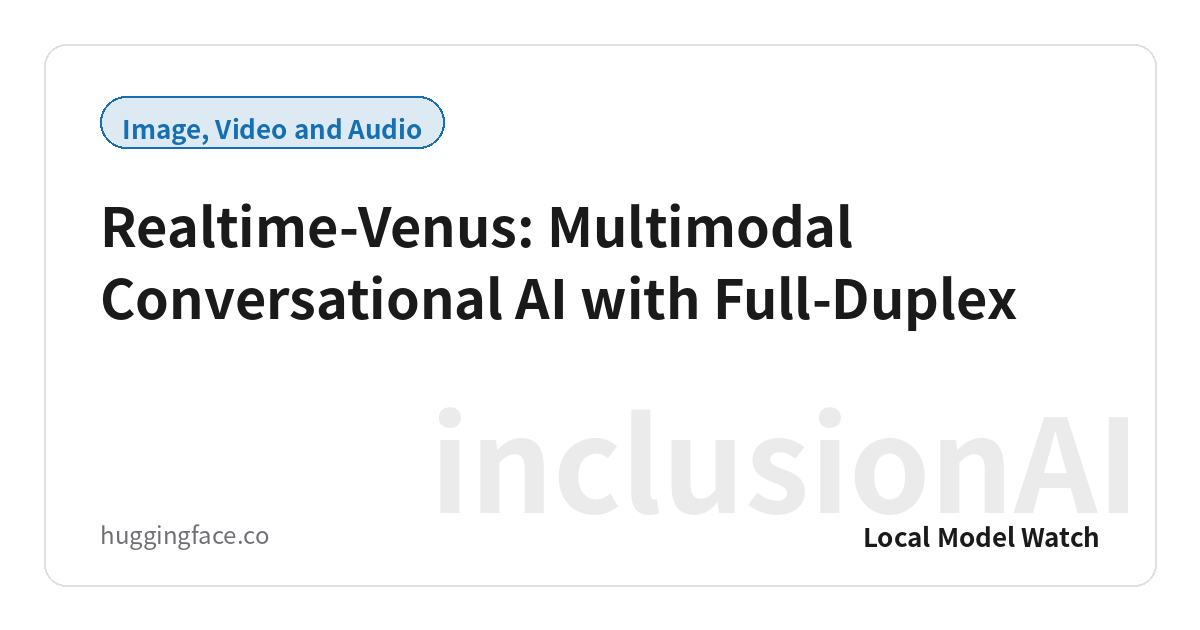Realtime-Venus: Multimodal Conversational AI with Full-Duplex