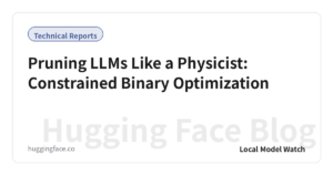 Pruning LLMs Like a Physicist: Constrained Binary Optimization