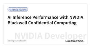 AI Inference Performance with NVIDIA Blackwell Confidential Computing