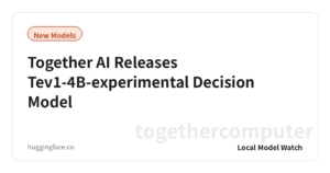 Together AI Releases Tev1-4B-experimental Decision Model