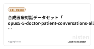 合成医療対話データセット「opus5-5-doctor-patient-conversations-all-human…